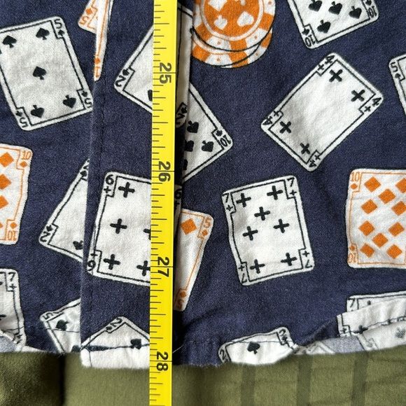 Original Penguin by Munsingwear Men’s Button Down Cards Poker Chips Size Medium - Picture 9 of 11